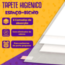 Tapete Higienico - Espaço de Bicho P/ Cães E Gatos 60x60 Com 30 uni