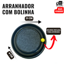 Arranhador para Gatos Redondo com Bolinha Interativo Relax Antiestresse Brinquedos para Gatos